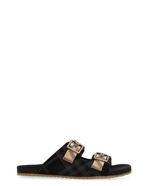 Burberry Black Urchin Sandals
