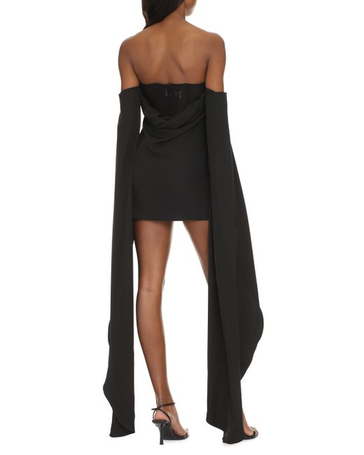 GIUSEPPE DI MORABITO Black Jersey Mini Dress