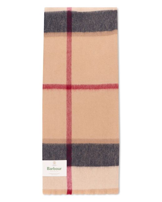 Barbour Natural Tartan Scarf