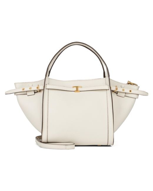 Tod's Natural Small Leather Handbag Shopping
