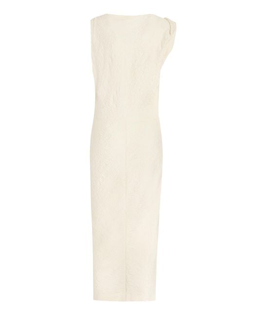Isabel Marant White Franzy Cotton-Blend Dress