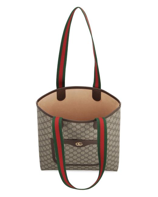 Gucci Brown "ophidia" Small Tote Bag for men