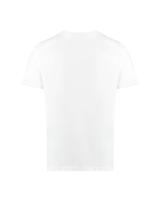 T-shirt girocollo in cotone di Polo Ralph Lauren in White da Uomo