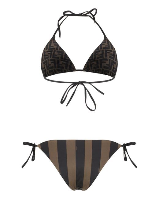 Fendi Brown Bikinis
