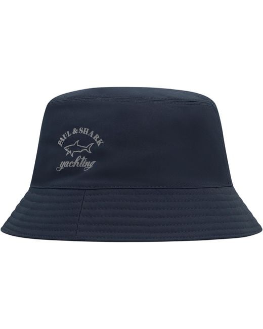 Paul & Shark Blue Bucket Hat for men