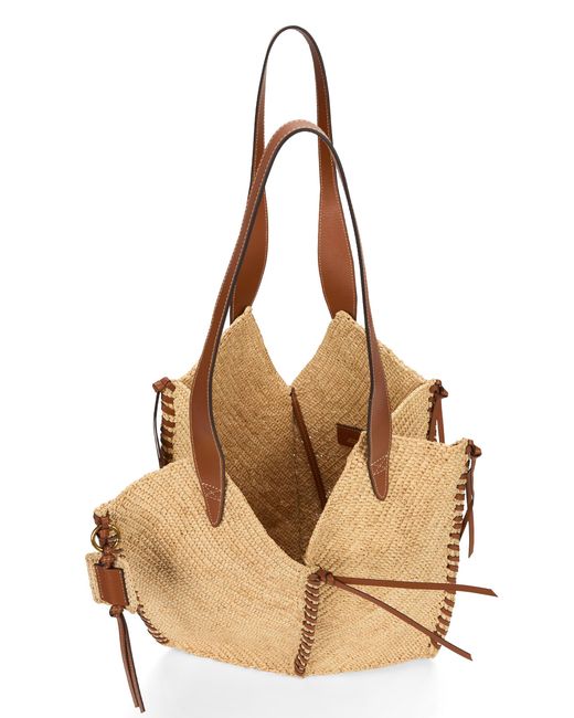 Isabel Marant Natural Elegant Versatile Straw Shoulder Bag