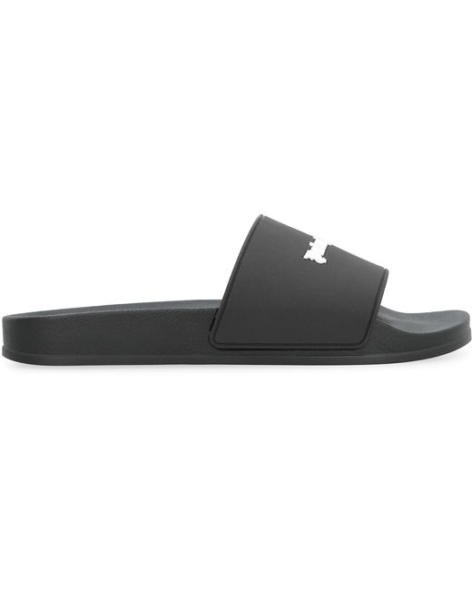 Slides in gomma di Palm Angels in Black