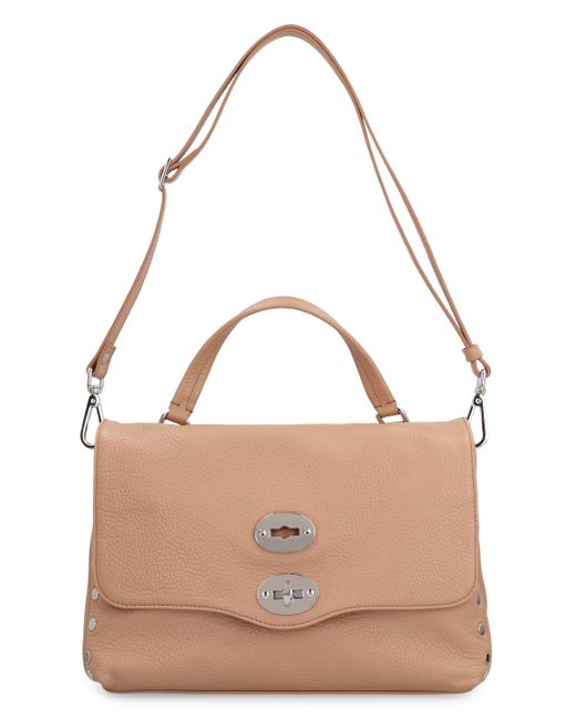 Borsa a mano Postina S in pelle di Zanellato in Brown