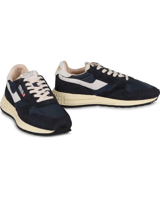Autry Blue Reelwind Low-Top Sneakers for men