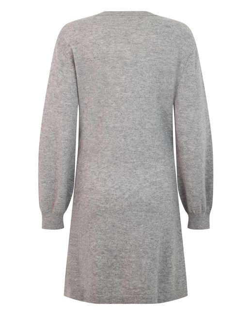 Lisa Yang Gray Short Cashmere Dress