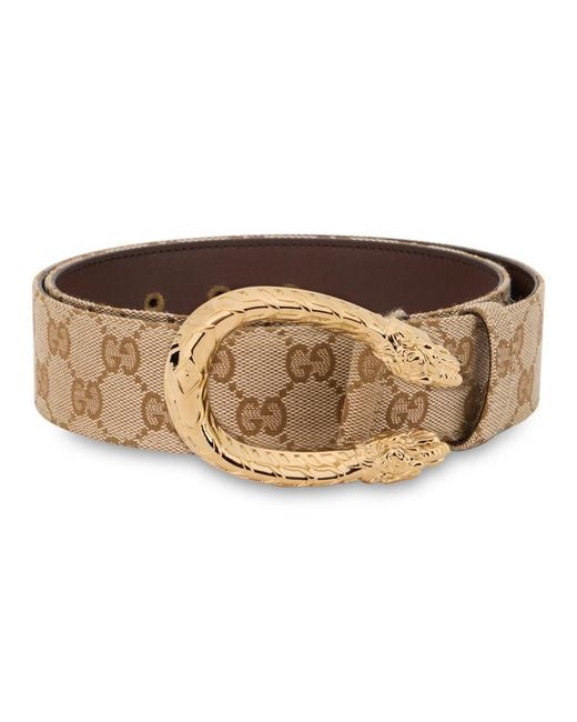 Gucci Brown Belt With Distinctive Buckle