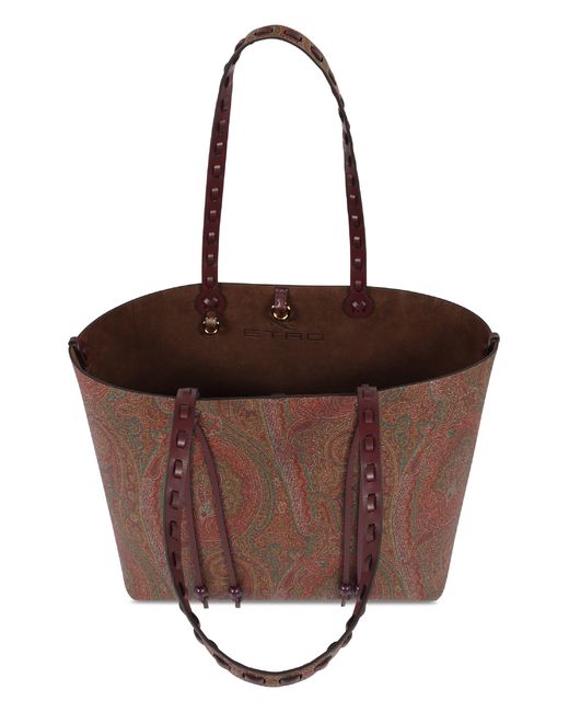 Etro Brown Arnica 1984 Medium Tote