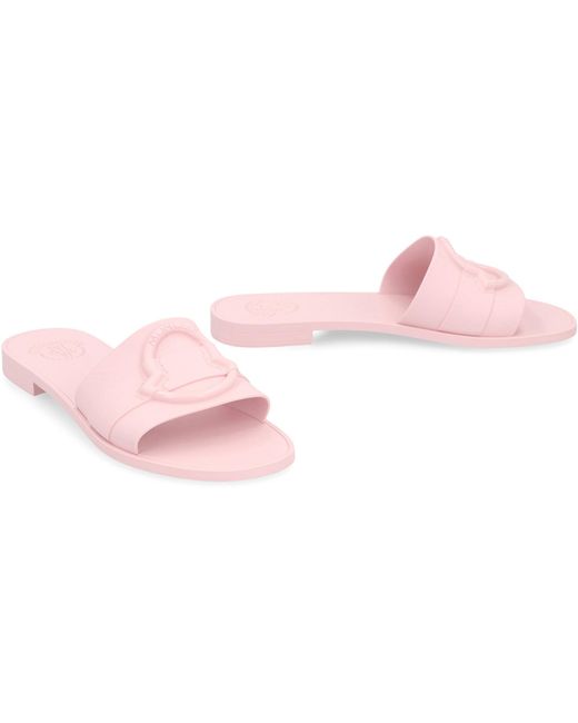 Moncler Pink Mon Slides
