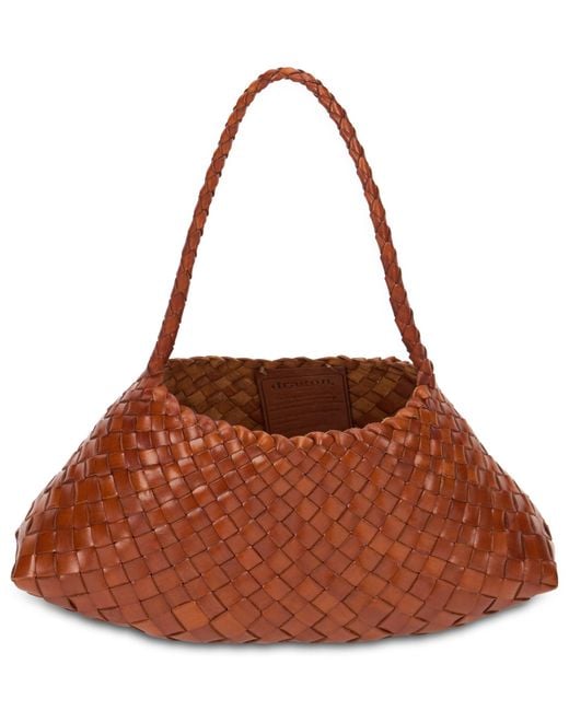 Dragon Diffusion Brown Braided Shoulder Bag