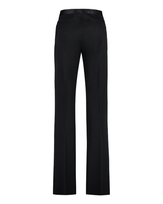 Pantaloni sartoriali in lana di Givenchy in Black da Uomo