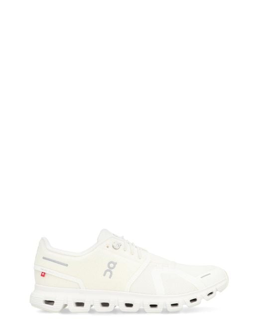 On Shoes White Cloud 6 Low-Top Sneakers