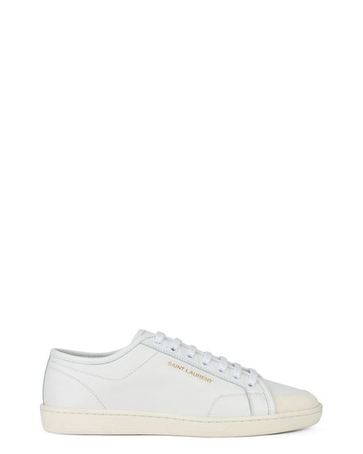 Saint Laurent White Sneakers Gym for men