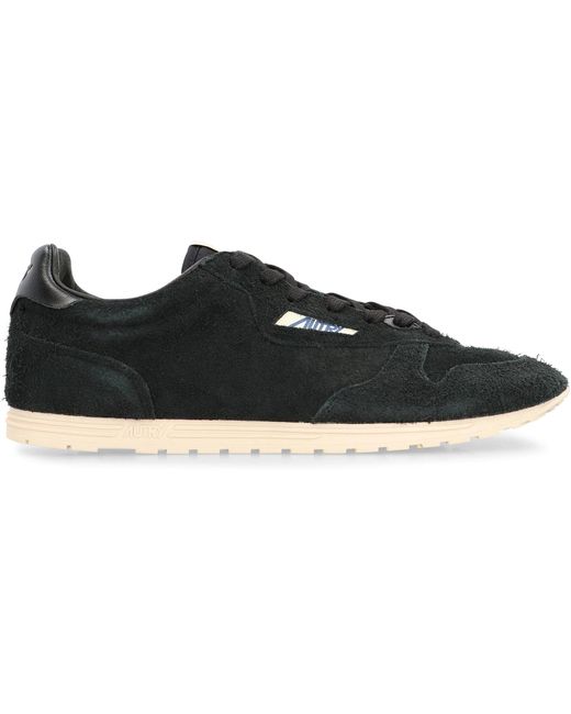 Autry Black Windspin Low-Top Sneakers for men