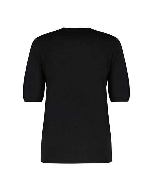 Max Mara Black Basic Wool Shirt