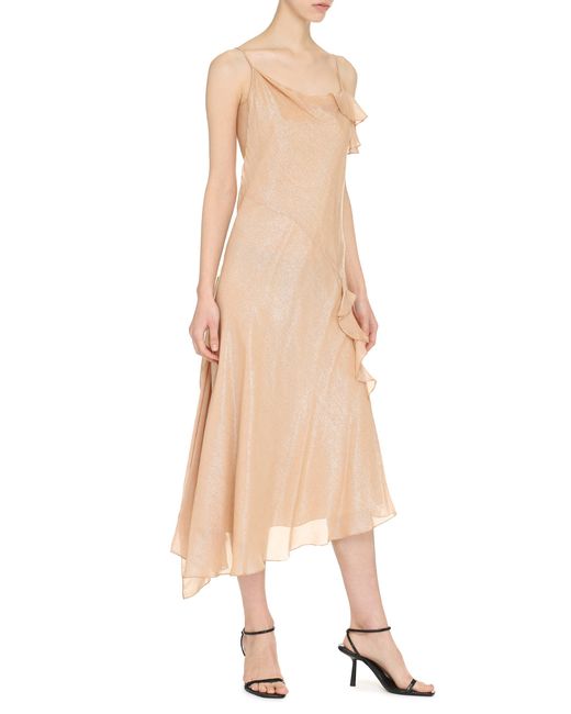 Victoria Beckham Natural Bias Cami Viscose Dress