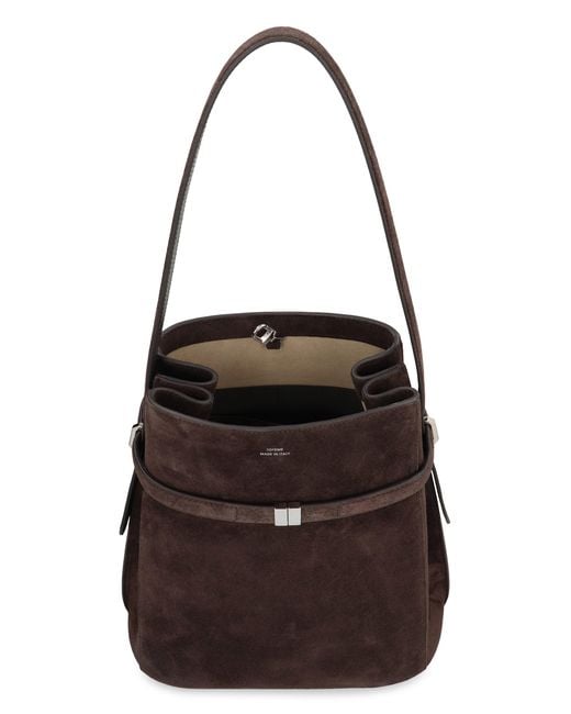 Totême Brown Bucket Bag