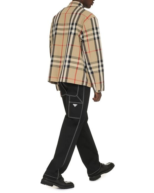 Burberry Natural Checked Jacket for men