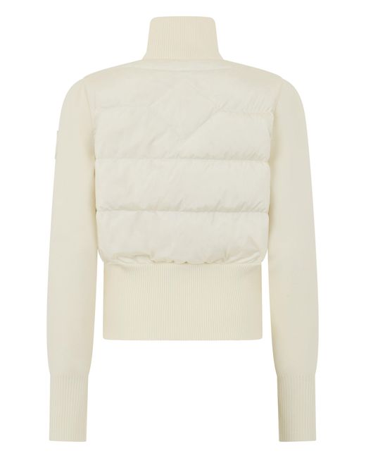 Canada Goose White Short Padded Jacket