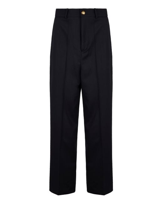 P.A.R.O.S.H. Blue Virgin Wool Trousers
