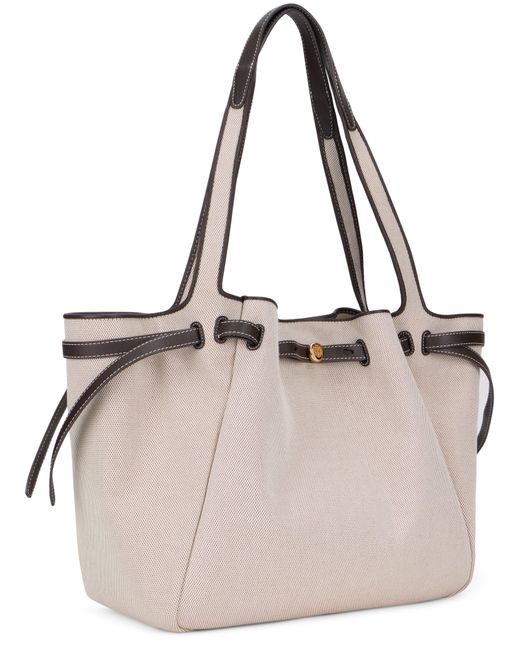 Tory Burch Pink Romy Canvas Tote Bag