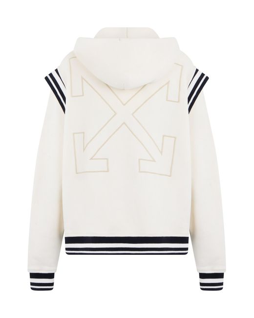 Off-White c/o Virgil Abloh White Cotton Bomber for men