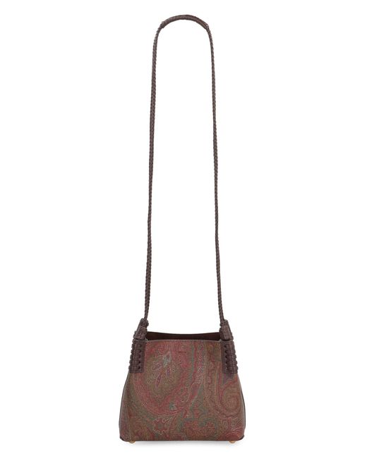 Etro Brown Libra Mini Tote Bag