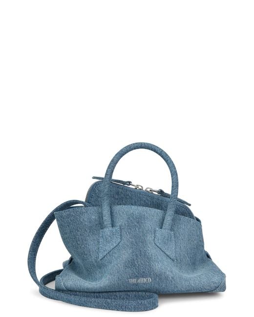 The Attico Blue Handbag La Passeggiata Mini