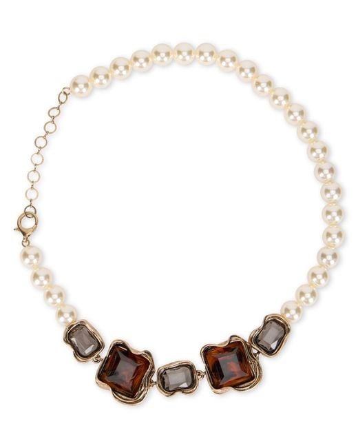 Weekend by Maxmara Metallic Bracelet With Pearls