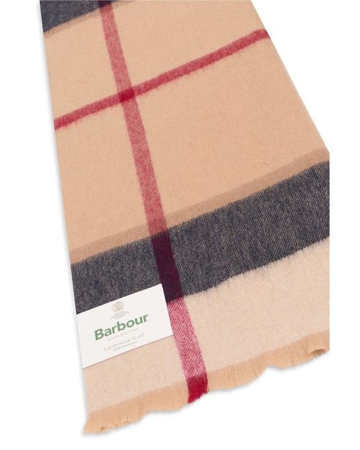 Barbour Natural Tartan Scarf