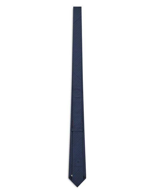 Gucci Blue Tie With Logos for men