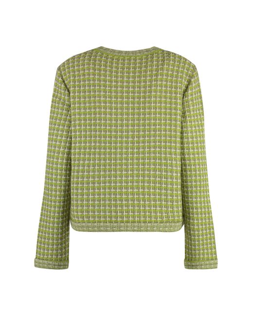 Tory Burch Green Tweed Jackets