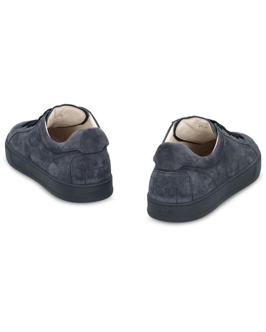 Tod's Blue Suede Sneakers for men