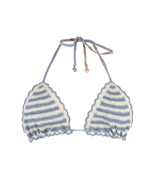 Zimmermann White Top Triangle Bikini Awaken