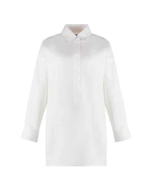 Gucci White Shirt Heavy Cotton Popeline/Mo