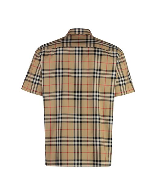 Burberry Natural Regular Checks Shirt for men