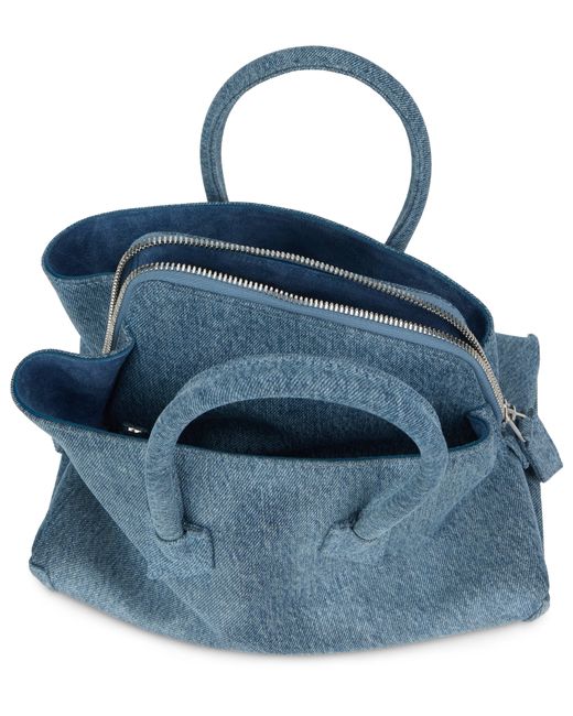The Attico Blue Handbag La Passeggiata Mini