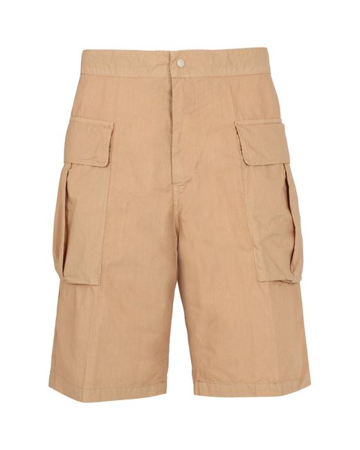 Aspesi Natural Cotton Bermuda Shorts for men