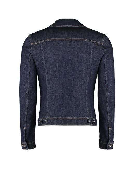 Dolce & Gabbana Blue Denim Jackets for men