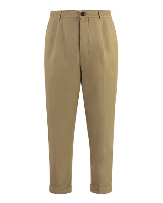 Dondup Natural Adam Stretch Cotton Chino Trousers for men
