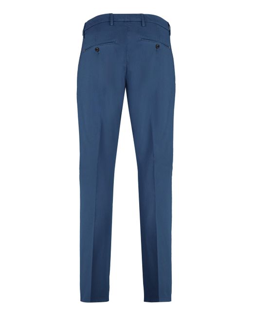 Dondup Blue Ralp Cotton Chino Trousers for men