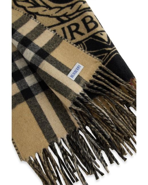 Sciarpa in cachemire di Burberry in Black