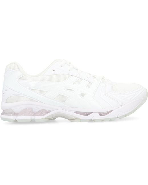 Comme des Garçons White Low-Top Sneakers Made Of Leather And Fabric for men