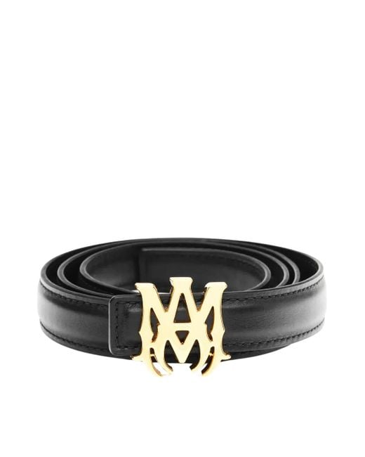 Amiri Black Ma 2Cm Belt for men