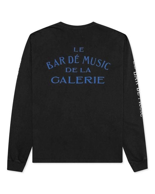 GALLERY DEPT. Black Le Bar Long Sleeve T-Shirt for men