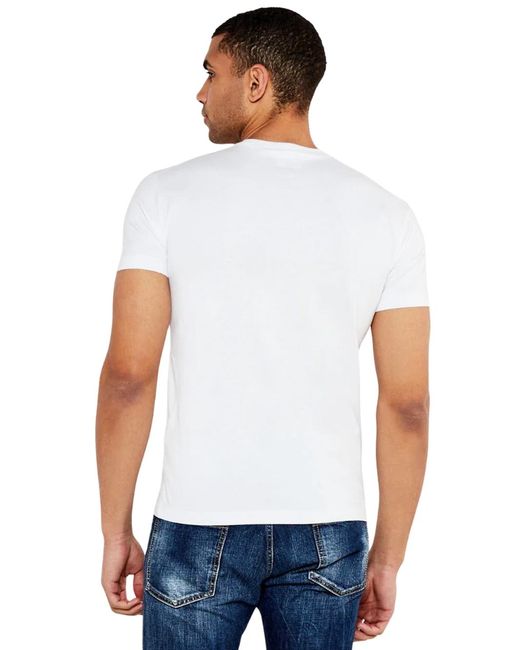 DSquared² White Small Maple Logo T-Shirt for men